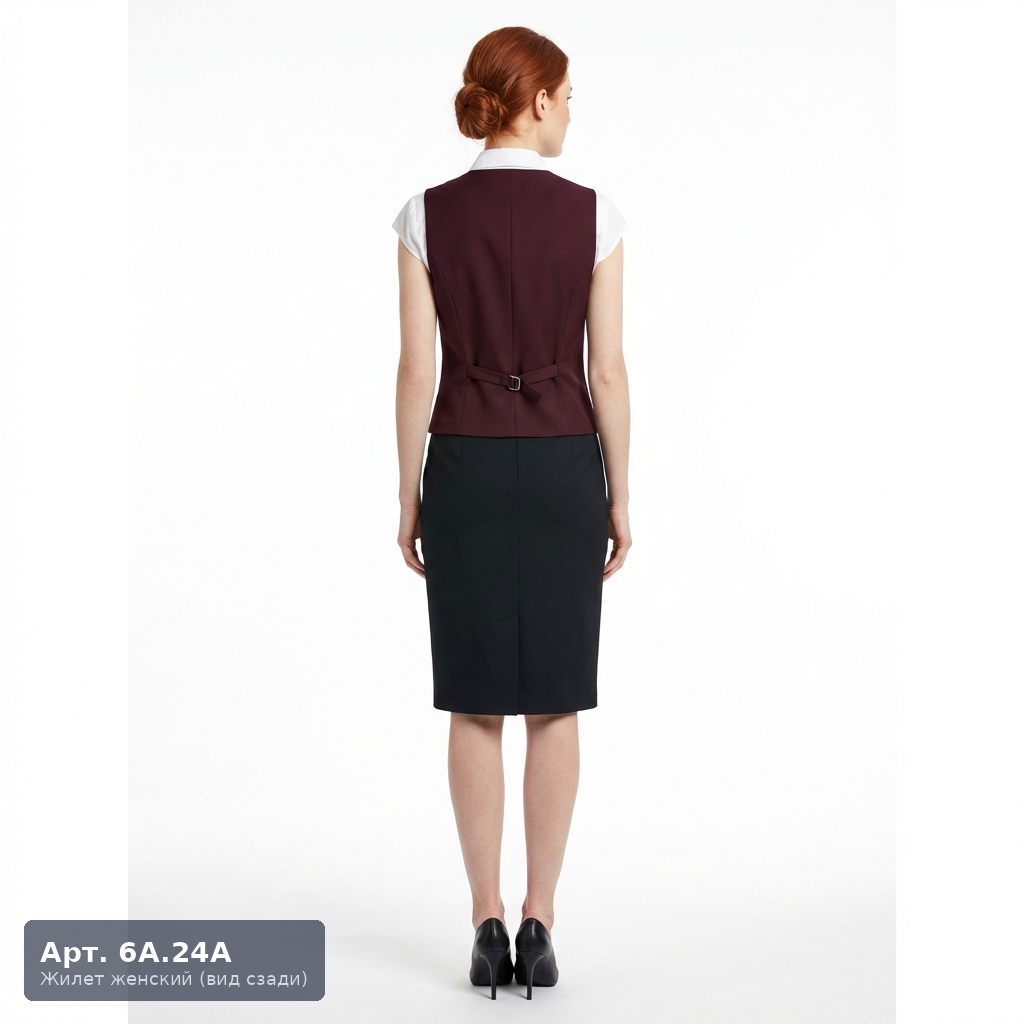 Жилет женский форменный 6А.24А (с вышивкой) 2
